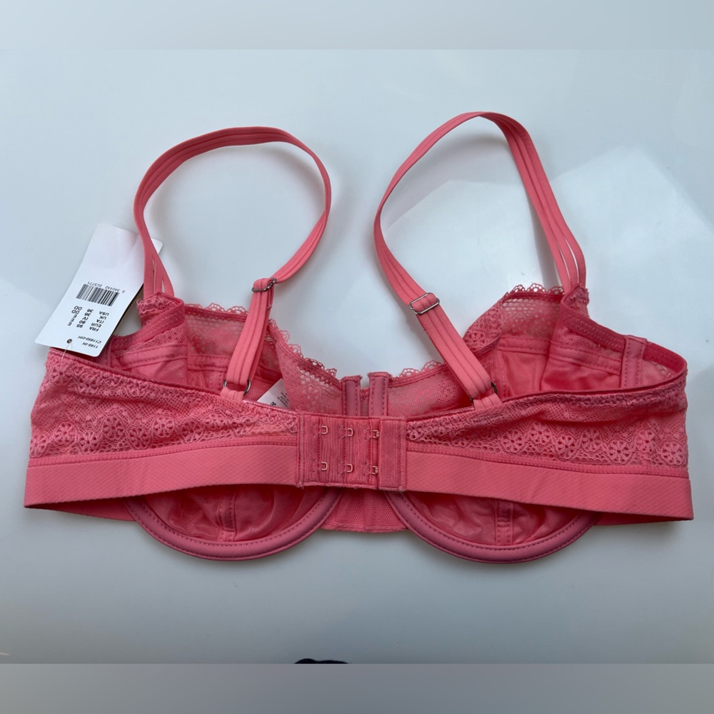 Chantelle Intimates Parisian Underwire Demi Bra 1475 SZ 36DD N266-17 - Picture 4 of 4